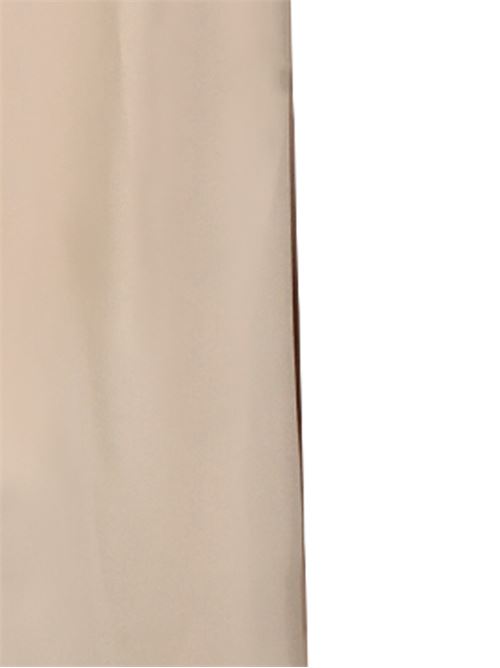 Beige crepe texture woman dress Alberta Ferretti | AF044416180018